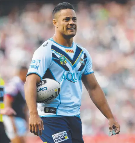  ?? Picture: AAP IMAGES ?? Jarryd Hayne may consider a switch to five-eighth for the Titans after his time with the Fiji national team.