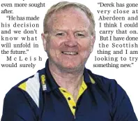  ??  ?? Alex McLeish: Experience