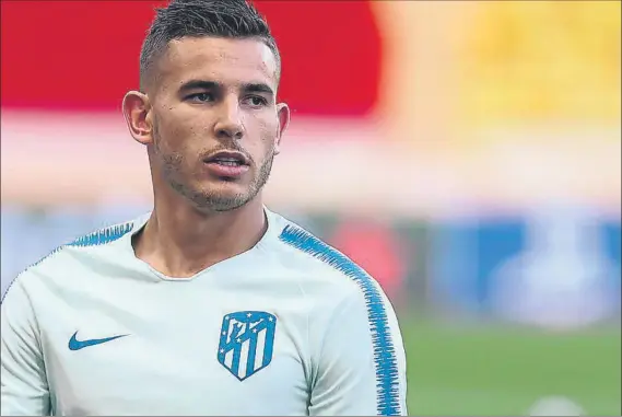  ?? FOTO: ATLETI ?? Lucas Hernández, canterano del Atlético de Madrid, ve con buenos ojos continuar de momento en el Atlético y no salir este mes de enero al Bayern de Munich