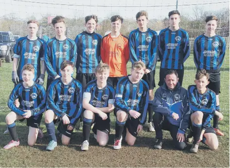  ??  ?? West Pier Under-16s lost out 3-0 in their last-eight clash at Flixton on Sunday