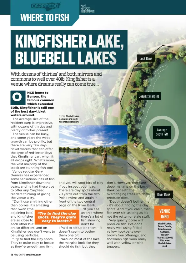  ??  ?? BELOW: Bluebell Lakes is a mature and really well-managed fishery.