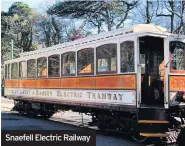  ??  ?? Snaefell Electric Railway