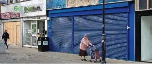  ?? PICTURE: ALAMY ?? Tough
times: More than 8,739 shops shut for good in first half of 2021 as lockdowns hit retailers