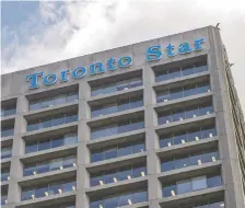  ?? EDUARDO LIMA/THE CANADIAN PRESS FILES ?? Torstar Corp. has laid off workers and liquidated real estate in the face of losses due to COVID-19.