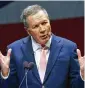  ?? AP ?? Former Ohio Gov. John Kasich says there’s “no way” Donald Trump wins back his old job even if he’s the GOP nominee.