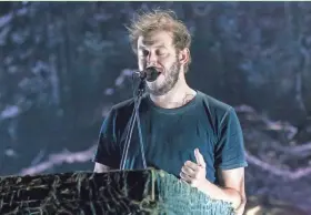  ?? CJ FOECKLER ?? Bon Iver, led by Justin Vernon, will perform at Summerfest for the first time June 29. The Eau Claire-based band will headline at the American Family Insurance Amphitheat­er, its only Wisconsin show for summer 2019.