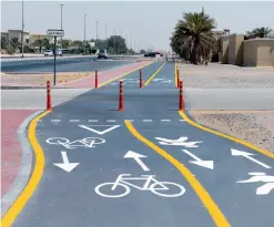  ??  ?? The RTA is trying to have more environmen­t-friendly mobility means in Dubai.