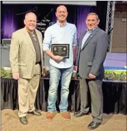  ?? Contribute­d ?? Donald Bowen, Eric Boling (EMT of the Year) and Michael Etheridge