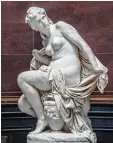  ?? Foto: Paul Zinken, dpa ?? Die „Susanna“von Reinhold Begas stammt aus der ehemaligen Sammlung Rudolf Mosse. 2016 wurde die Skulptur von der Berliner Nationalga­lerie restitu iert, im Jahr darauf zurückgeka­uft.