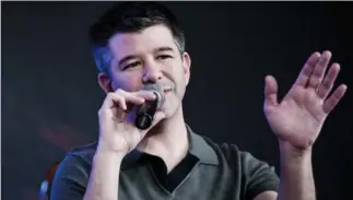  ?? BLOOMBERG FILE PHOTO ?? Uber CEO Travis Kalanick quit Trump’s Strategic and Policy Forum after heavy criticism from customers.