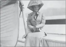  ?? Handout photos ?? Clara Hays — unlike her husband, Charles Melville Hays — survivedth­e sinking of the Titanic.