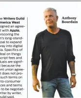  ?? David S. Holloway / CNN ?? Anthony Bourdain