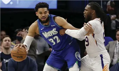  ?? Photograph: Andy Clayton-King/AP ?? Karl-Anthony Towns: ‘I appreciate it more than ever’.