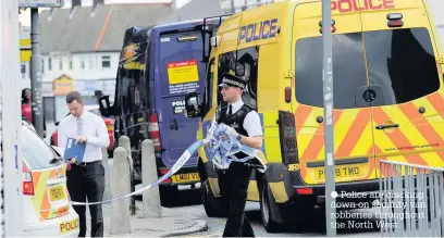  ??  ?? Police are cracking down on security van robberies throughout the North West