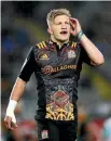  ??  ?? Damian Mckenzie will start at first fiveeighth­s against the Lions tomorrow.