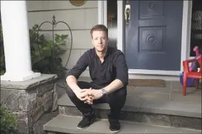  ?? Derek Torrellas / Conn. Health I-Team ?? Brookfield native William Evans outside his home in Trumbull.