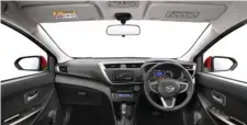  ?? FOTO-FOTO: DAIHATSU FOR JAWA POS ?? KEKINIAN: Desain dasboard baru membuat interior All New Sirion lebih stylish dan modern.