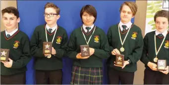  ??  ?? Drogheda Grammar School - Winners (Post Primary 2017)
