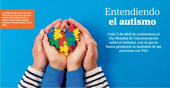  ?? Shuttersto­ck ?? La OMS calcula que 1 de cada 100 niños está en el espectro autista. Actualment­e no se tienen cifras sobre cuántas personas tienen autismo en el país.