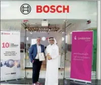  ?? ?? BSH Middle East celebratin­g its 10th anniversar­y of partnershi­p with Darwish Holding, in Qatar during a gathering held in Doha