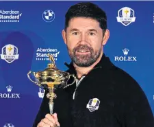  ??  ?? Europe captain Padraig Harrington.