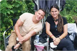  ?? ?? Channing Tatum as Alan and producer Liza Chasin