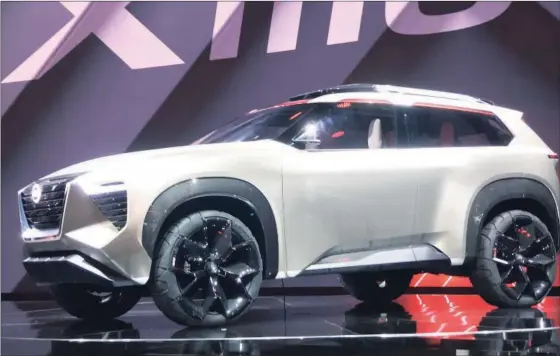  ??  ?? At the North American Internatio­nal Auto Show, the Nissan Xmotion won the EyesOn "Innovative Use of Colour, Graphics or Materials" award.