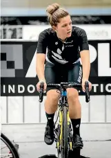  ?? PHOTO: CHRISTEL YARDLEY/FAIRFAX NZ ?? Young gun Michaela Drummond is excited for her first shot at the elite track cycling world champs.