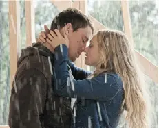  ?? SONY PICTURES RELEASING ?? Channing Tatum and Amanda Seyfried are Nicholas Sparks’ “white people almost kissing” in Dear John.