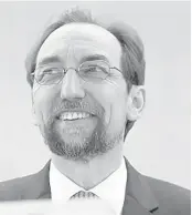  ?? PHILSTAR.COM ?? UN human rights chief Zeid.