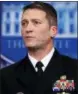  ?? AP FILE ?? White House physician Dr. Ronny Jackson speaks in the press room at the White House in January 2018.