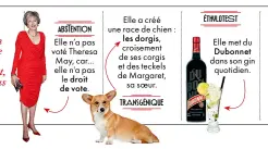  ??  ?? SHOCKING ! Du réveil au son de la cornemuse à son penchant pour le Dubonnet, 21 choses que vous auriez préféré ne pas savoir sur la reine.