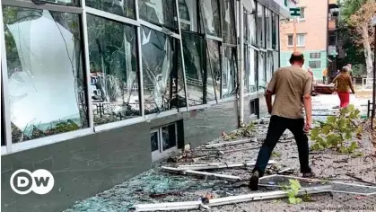  ?? ?? Imagen de archivo de un ataque que los invasores atribuyero­n a las fuerzas ucranianas en Jersón.