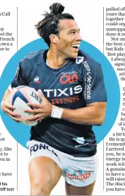  ??  ?? French uprising: Teddy Thomas and his Racing 92 team-mates will pose a stiff test