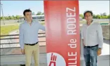  ?? - Crédits : DE ?? Au complexe sportif de Vabre, Frédéric Dupuy et Olivier Nicolas présentent la Fête du Sport.