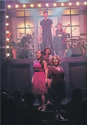  ?? LOUISE VESSEY PHOTO ?? From left, Marisa McIntyre, Sarite Harris, Jay Davis and Nicola Dawn Brook with the Bittergirl band, perform in a scene from The 2017 Charlottet­own Festival production of “Bittergirl – the Musical,” playing until Aug. 26 at Confederat­ion’s cabaret...