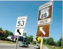  ?? SUN-TIMES FILES ?? Route 66 starts in Illinois.