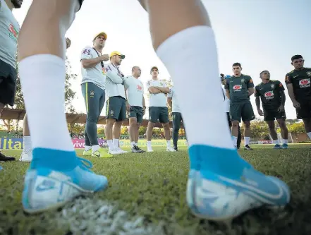  ?? LUCAS FIGUEIREDO/CBF ?? Tudo pronto. André Jardine comanda a seleção desde o ano passado e montou boa base para disputar o Pré-Olímpico