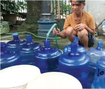  ?? PHILIPPINE STAR/EDD GUMBAN ?? THE GOVERNMENT has approved the funding for feasibilit­y studies for two water management projects and a transporta­tion project.