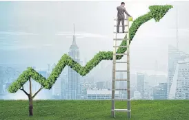  ?? /123RF/Elnur Amikishiye­v ?? Green growth: Investors looking to have a positive effect are finding that investing with environmen­tal, social and governance factors in mind can also produce superior returns.