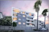  ??  ?? Artist’s impression of The Elm, a new block of flats in Vredehoek.