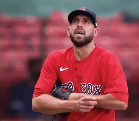  ?? NAncY LAnE / HERALD stAFF FILE ?? ‘HUGE IMPACT’: Red Sox reliever Matt Barnes called departing teammate Brandon Workman, who was traded to the Phillies on a Friday, a ‘great teammate’ and ‘somebody you could always count on to be there regardless of the situation.’