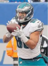  ?? GETTY IMAGES ?? Tight end Trey Burton helped the Eagles win the Super Bowl last season and was one of the Bears’ top targets in free agency.