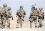  ?? REUTERS FILE ?? US troops in Uruzgan province, Afghanista­n.