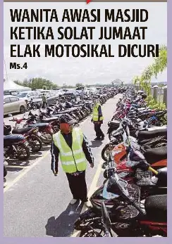 Wanita Awasi Masjid Ketika Solat Jumaat Elak Motosikal Dicuri Pressreader