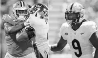  ?? FILE PHOTOS ?? Former Wekiva players Tyler Davis of Clemson and Brandon Hill of Pittsburgh were recently named all-ACC.