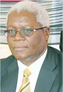  ??  ?? Minister Ignatius Chombo