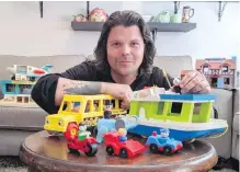  ?? COURTESY OF TODD CAMERON ?? Todd Cameron used Fisher-Price toys to create his film.