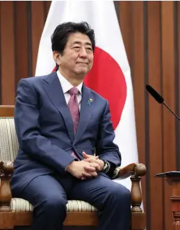  ?? KARL NORMAN ALONZO / PRESIDENTI­AL PHOTO ?? PM Shinzo Abe.