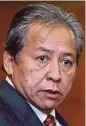  ??  ?? Datuk Seri Anifah Aman